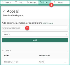 power bi share with free users